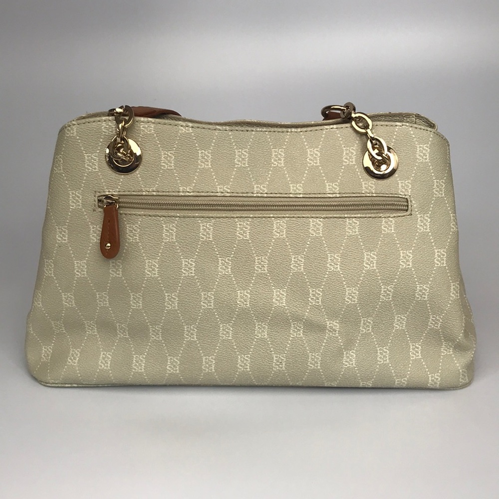 Franco Sarto Chain & Logo Handbag - Picture 3 of 8